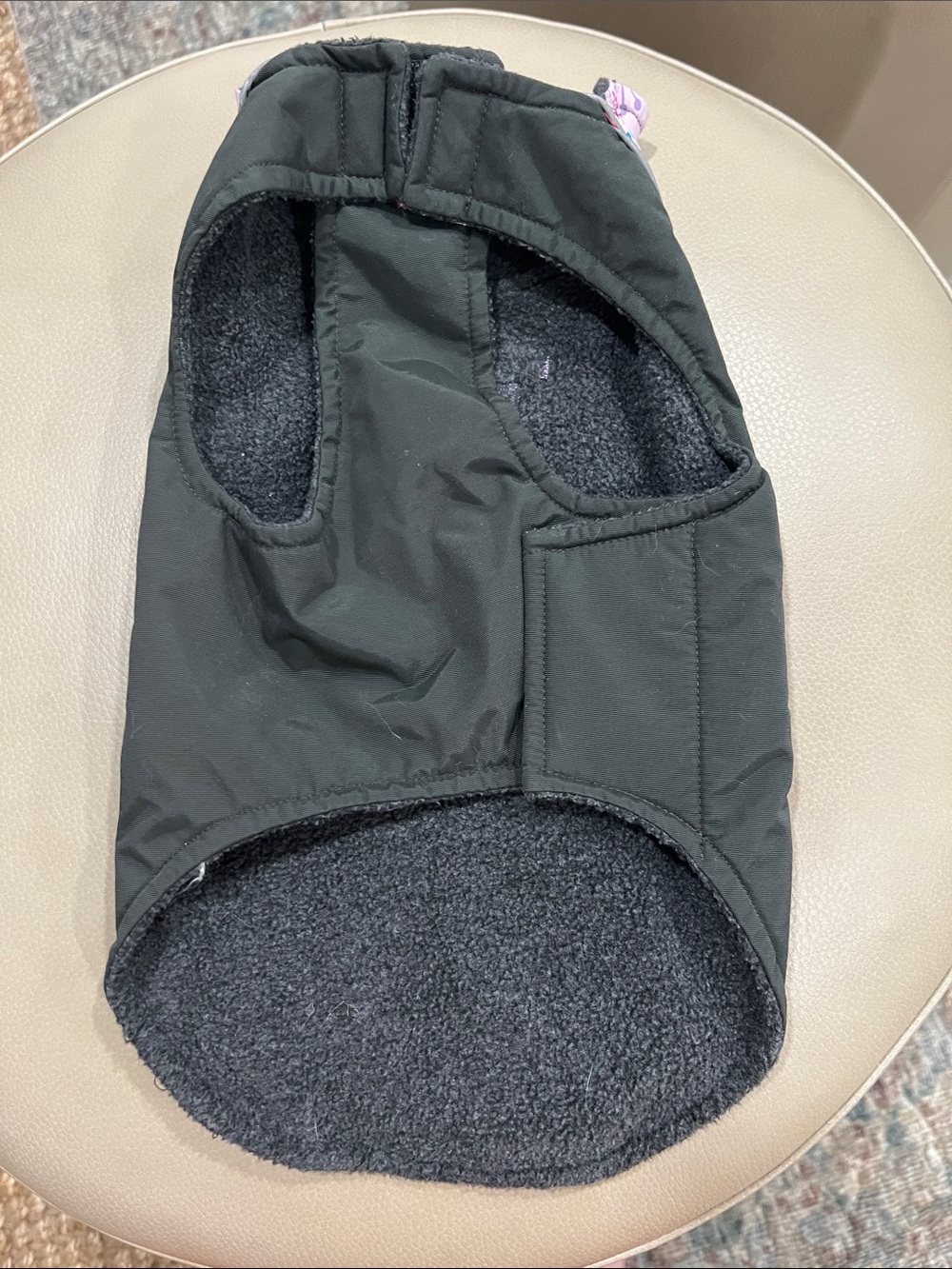 Fleece lined dog rain jacket - Picture 3 of 7